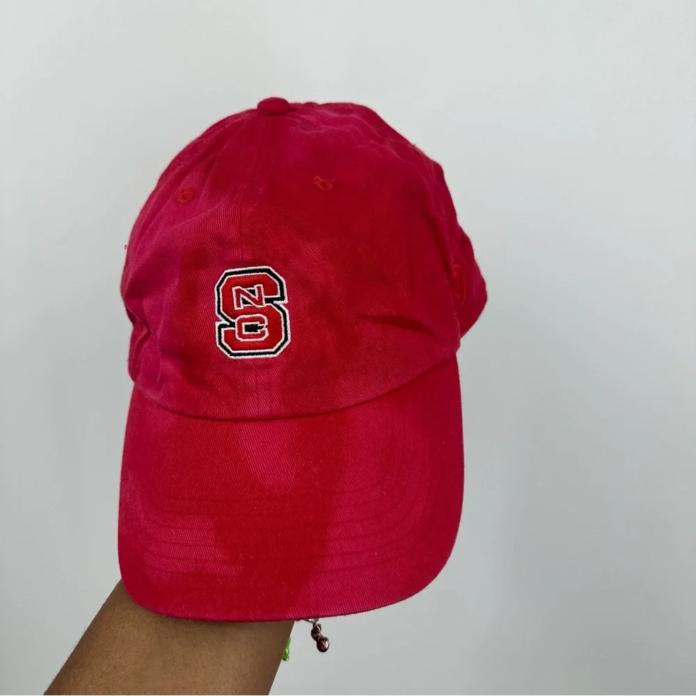 NC State Wolfpack Custom Bleach Splatter Dad Hat OS Embroidered